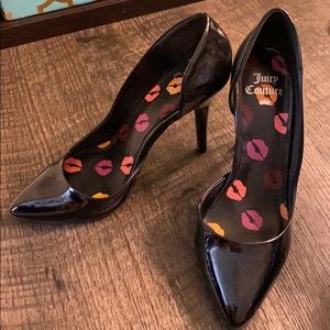Black Juicy Couture Heels 9.5